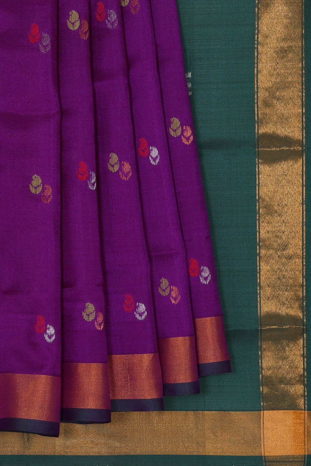 Image of Uppada Silk Purple Saree